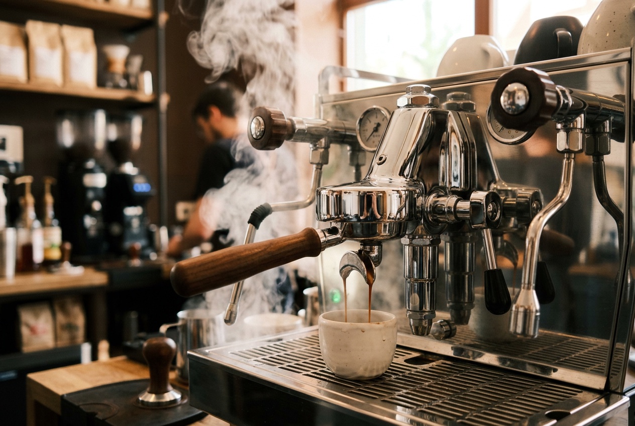 High-end espresso machine
